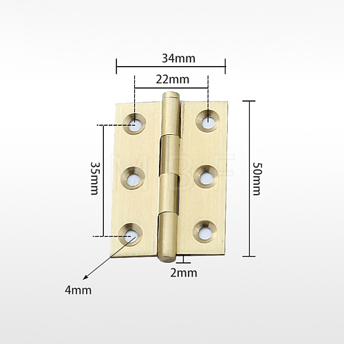 Brass Hinge CABI-PW0001-163-E02-1