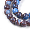 Baking Painted Glass Beads Strands DGLA-N003-8mm-C10-4