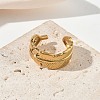 304 Stainless Steel Cuff Open Rings for Women RJEW-L341-03B-G-2