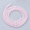 Opaque Solid Color Glass Beads Strands X-GLAA-A036-G01-2