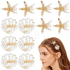 12Pcs 2 Styles Resin Alligator Hair Clips PHAR-UN0001-02-1