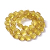 Transparent Frosted Glass Beads Strands LS-FGLA-S001-02D-2