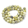 Natural Yellow Turquoise(Jasper) Beads Strands G-T106-298-3