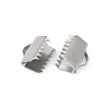 304 Stainless Steel Ribbon Crimp Ends STAS-E471-05J-P-2
