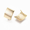 Brass Stud Earring Findings KK-N233-018-NF-3