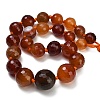 Dyed & Heated Natural Agate Graduated Beads Strands GG-CBA007A-D11-01A-2