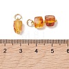 3Pcs 3 Styles Natural Amber Pendants PALLOY-JF05252-4
