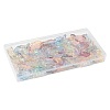 120Pcs 6 Colors Baking Paint Transparent Glass Pendants DGLA-FS0001-18-6