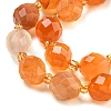 Natural Orange Botswana Agate Beads Strands G-N342-40-4