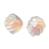 Two-tone Transparent Glass Beads GLAA-H041-02-3
