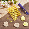 1 Bag Letters & Numbers PP Plastic Cookie Stamps DIY-SC0033-92-4