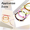 120Pcs 6 Styles Brass Cord Ends KK-CN0003-45-6