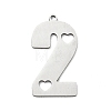 201 Stainless Steel Pendants SA-CBA3D3A-04P-1