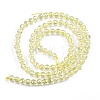 Electroplate Transparent Glass Beads EGLA-B013-02A-FR12-2