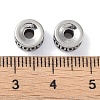 316 Surgical Stainless Steel Spacer Beads Hand Polished STAS-P362-18AS-2
