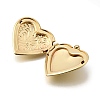 Valentine's Day Brass Locket Pendants KK-Z155-13G-2
