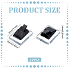 Plastic Single Ring Display Stands RDIS-WH0030-03B-2