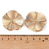 Brass Cabochons KK-CBA32BD-01G-3