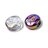 Electroplate Transparent Glass Beads EGLA-L047-02A-2