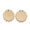 304 Stainless Steel Cabochon Settings X-STAS-P249-16A-G-1
