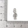 Brass Micro Pave Clear Cubic Zirconia Pendants KK-L238-23P-3