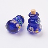 Handmade Lampwork Perfume Bottle Pendants LAMP-P044-B-2