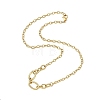 Brass Figaro Chain Cable Chain Necklaces NJEW-JN05690-4