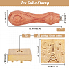 Olycraft 1Pc Brass Stamp Head DIY-OC0008-35C-2