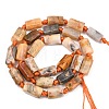 Natural Crazy Agate Beads Strands G-A314-A04-01-3
