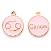 Alloy Enamel Pendants ENAM-S124-01A-09D-1