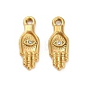 304 Stainless Steel Crystal Rhinestone Pendant STAS-U047-22G-1