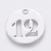 Non-Tarnish 304 Stainless Steel Pendants X-STAS-F233-12-P-1