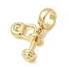 Brass Fitness European Dangle Charms KK-C255-24G-2