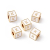 Rack Plating Brass Enamel Beads KK-B060-04G-04K-3