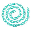 Handmade Opaque Acrylic Cable Chains KY-N014-001E-2