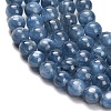 Natural Kyanite Beads Strands G-C259-B01-6mm-02-3