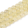 Dyed Natural White Jade Beads Strands X-G-T139-8mm-60-13-4