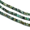 Natural African Turquoise(Jasper) Beads Strands G-A02-02-3
