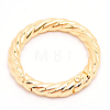 Zinc Alloy Spring Gate Rings PALLOY-WH0081-51B-03-2