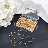 100Pcs 304 Stainless Steel Stud Earring Findings FIND-BBC0001-24-7
