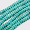 Synthetic Turquoise Beads Strands TURQ-G109-6x3mm-06-1