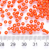 12/0 Baking Paint Glass Round Seed Beads SEED-S036-01A-01-2