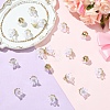 20Pcs Acrylic Flower Charms TACR-YW0003-18H-1