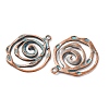 Tibetan Style Alloy Pendants X-FIND-B055-02M-2