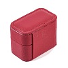 Imitation Leather Ring Organizer Storage Cases CON-G023-11B-2