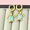201 Stainless Steel Enamel Hoop Earrings FS-WG6C184-03-1