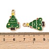 Christmas Alloy Enamel Pendants ENAM-I081-01KCG-02-3