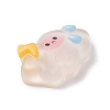 Translucent Cloud Resin Cabochons LS-RESI-K019-03D-3