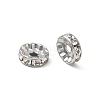 304 Stainless Steel Rhinestone Spacer Beads RB-CBA18B7-01P-13-2