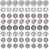 160Pcs 8 Styles Tibetan Style Alloy Beads FIND-PA0001-65B-7